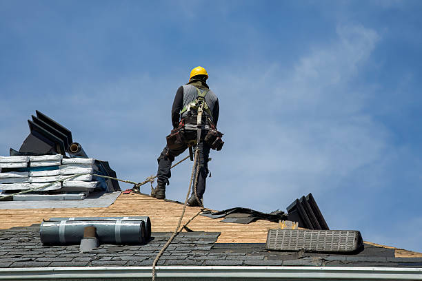 Professional Roof Replacement technician working in Malaga, WA